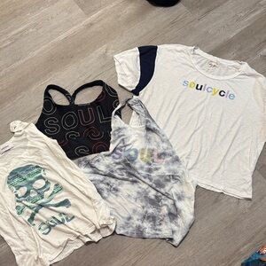 SoulCycle Bundle - Sports bra, tank tops and tee